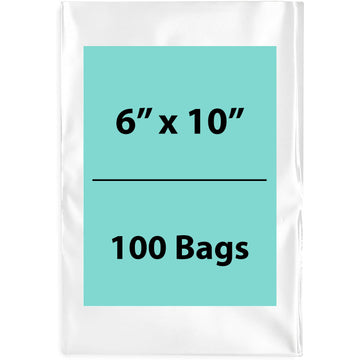 Clear Poly Bags Thickness: 4 Mil Size: 6 inch (width) X 10 inch (Height)